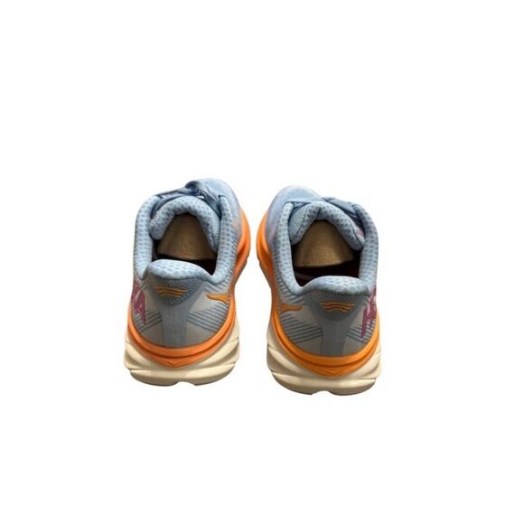 Hoka Clifton 9 Women's Running Shoes Blue/Orange Size 6.5B Sneakers - Picture 4 of 12